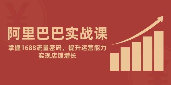 阿里巴巴实战课：掌握1688流量密码，提升运营能力，实现店铺增长-徐小晨博客