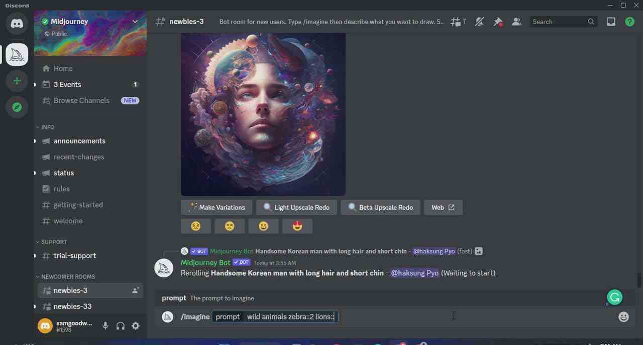 图片[2]-Midjourney AI人工智能艺术图片从入门到高级创作教程-34节课-中英字幕-徐小晨博客