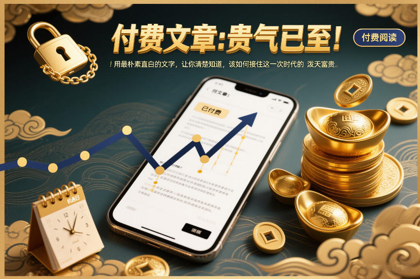 付费文章：贵气已至！用最朴素直白的文字，让你清楚知道，该如何接住这一次时代的泼天富贵-徐小晨博客