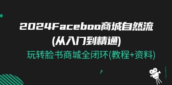 2024Faceboo 商城自然流(从入门到精通)，玩转脸书商城全闭环(教程+资料)-徐小晨博客