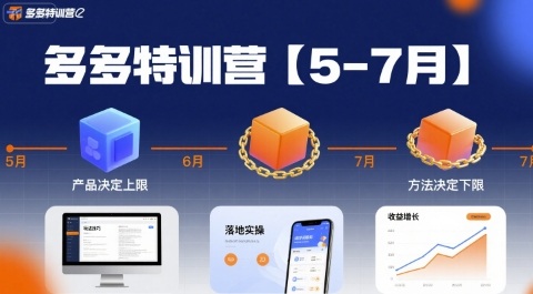 多多特训营【5-7月】产品决定上限，方法决定下限，各种玩法技巧落地实操-徐小晨博客