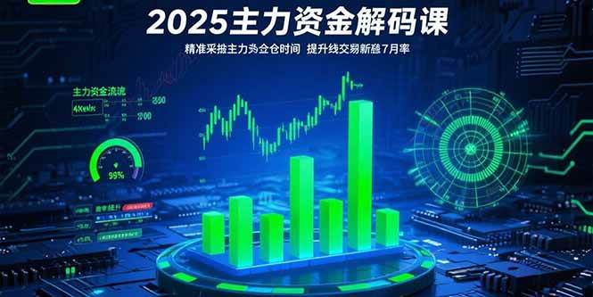 2025主力资金解码课：精准捕捉主力建仓时机，提升短线交易胜率(更新7月-徐小晨博客