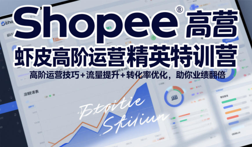 Shopee虾皮高阶运营精英特训营，高阶运营技巧+流量提升+转化率优化，助你业绩翻倍-徐小晨博客