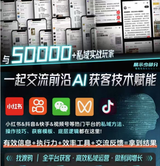 【渡鸦科技社】内部学习资料，私域流量入门指南-徐小晨博客