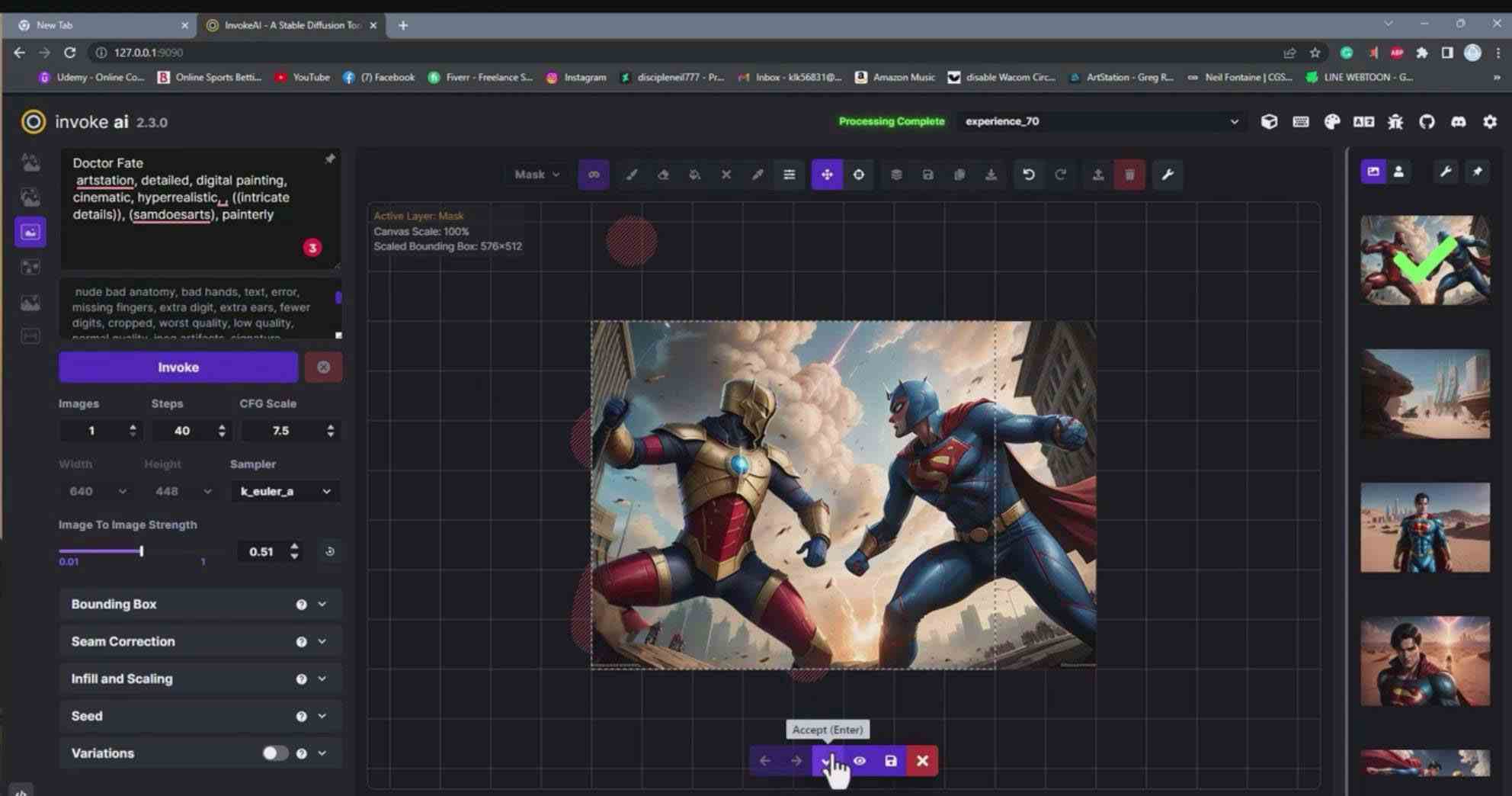 图片[1]-Invoke AI 绘画教程-零基础创作可以销售的完美插图-49节-中英字幕-徐小晨博客