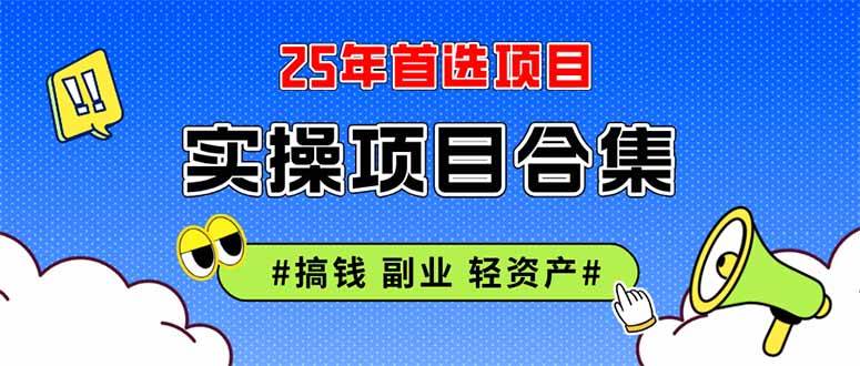 2025实操项目合集 挂机类型 直播类型 轻资产创业类型 课程分享各项目介…-徐小晨博客
