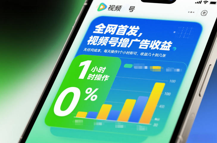 视频号广告收益新机遇，零成本每日轻松操作，稳定创造额外收入-徐小晨博客