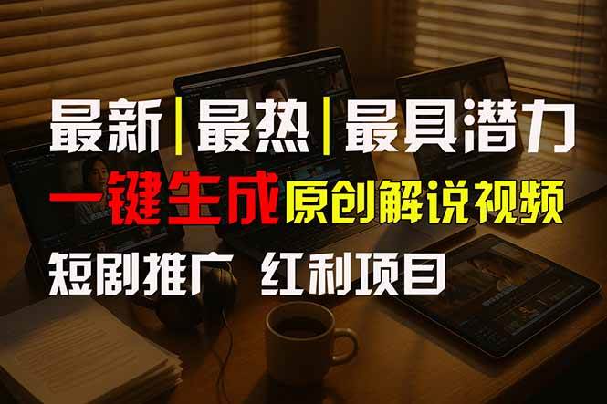 短剧推广新思路，AI一键生成原创解说视频，10分钟产出100条，30天赚了5.5w-徐小晨博客