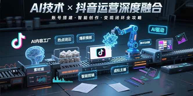 AI技术与抖音运营的深度融合应用：涵盖账号搭建、内容创作、收益变现等-徐小晨博客