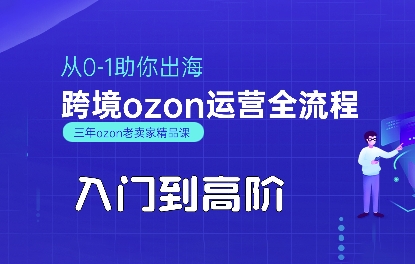 OZON入门到高阶全流程，从0-1助你出海，跨境ozon运营全流程-徐小晨博客