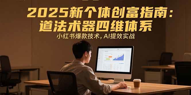 2025新个体创富指南：道法术器四维体系，小红书爆款技术，AI提效实战-徐小晨博客