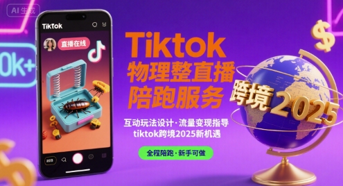 Tiktok物理整蛊直播陪跑服务-tiktok跨境2025-徐小晨博客